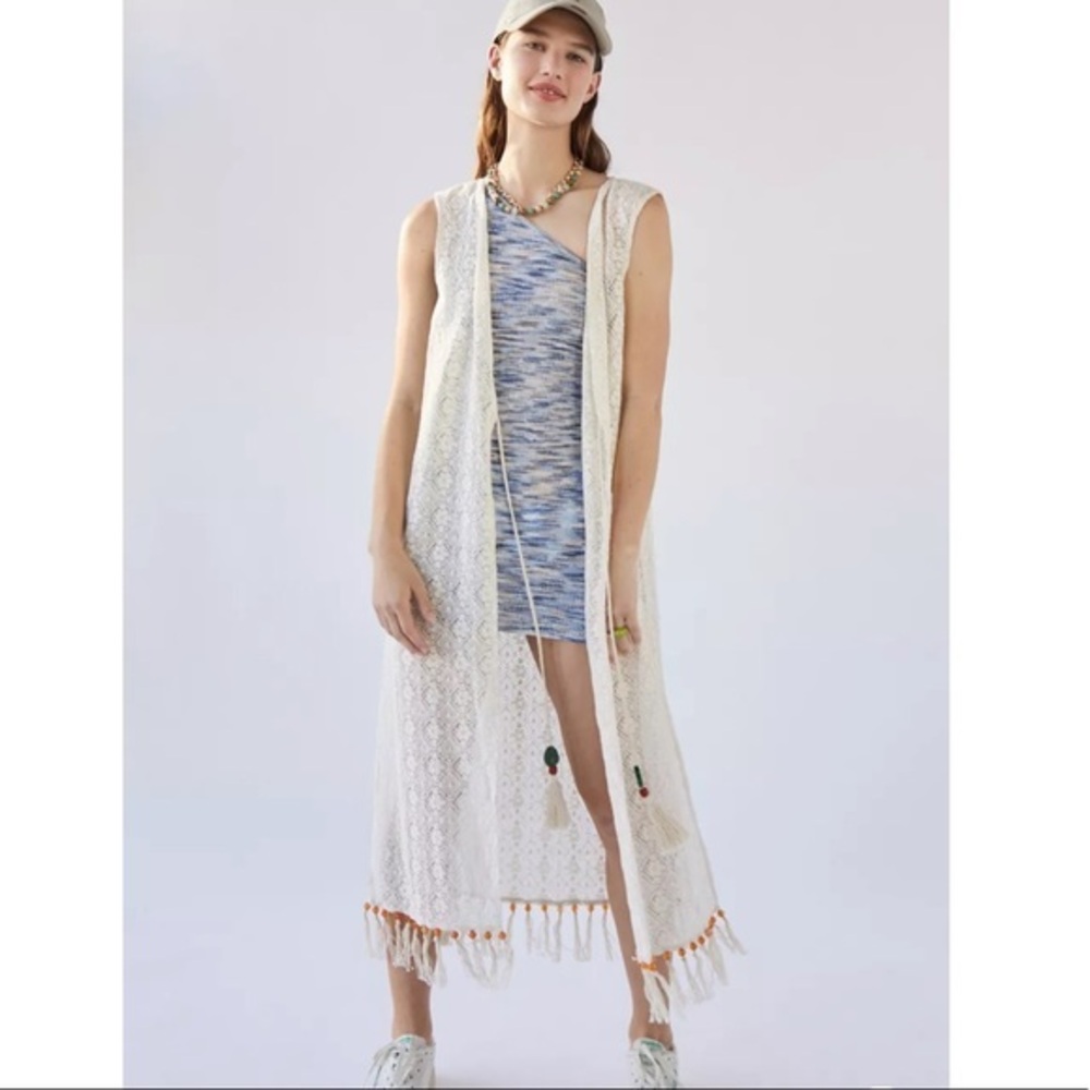 New🌟UO-Opal Beaded Crochet Vest